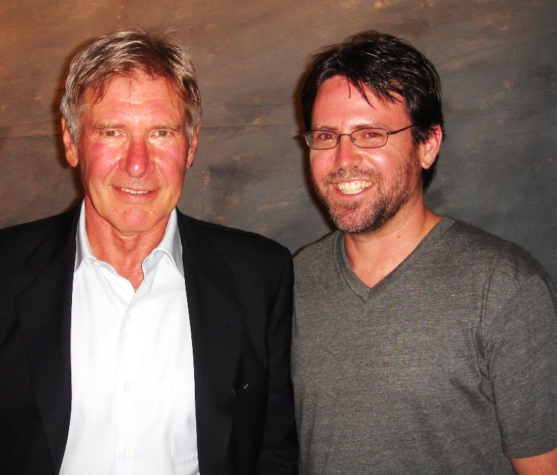 Dan and Harrison Ford, speakers at the 2011 EAA AirVenture in Oshkosh, Wisconsin.